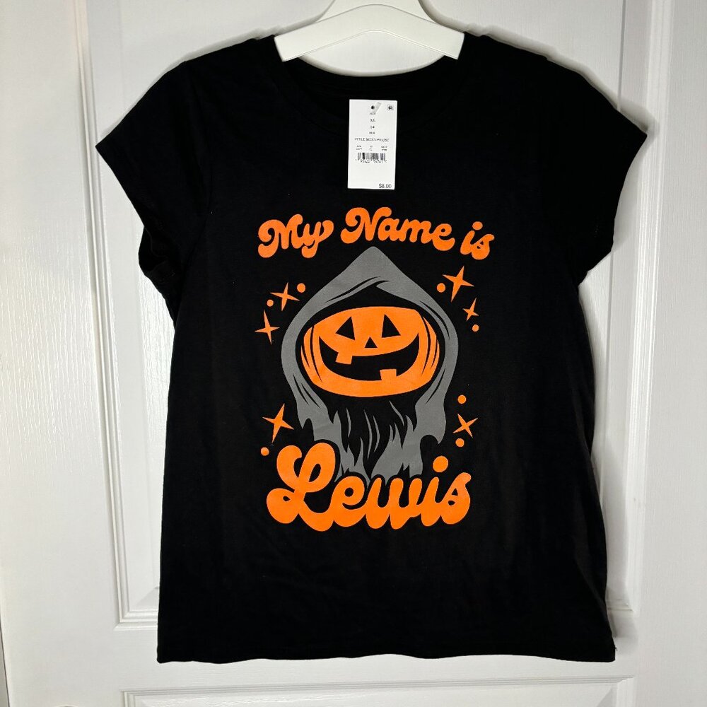 Lewis & Friends Girls Crew Neck Short Sleeve Graphic T-Shirt Target, Size XL NWT